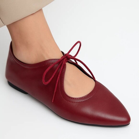 Vintage Shoes - Vintage Mary Jane Pointed Toe Whimsigoth Witchy Fall Loafer Flat Folk Academia